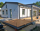 Holzkonstruktion Terrassenüberdachung